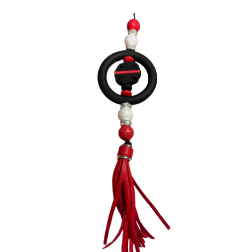 Firefighter Rearview Mirror Car Charm