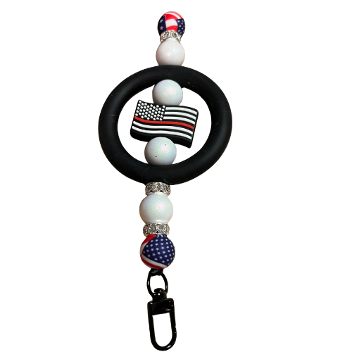 Firefighter Rearview Mirror Car Charm